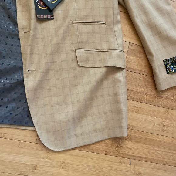 Mecca Sport Coat Suit Jacket Blazer 2 pocket Front 3 Pocket Inside Size 52 - Picture 7 of 16